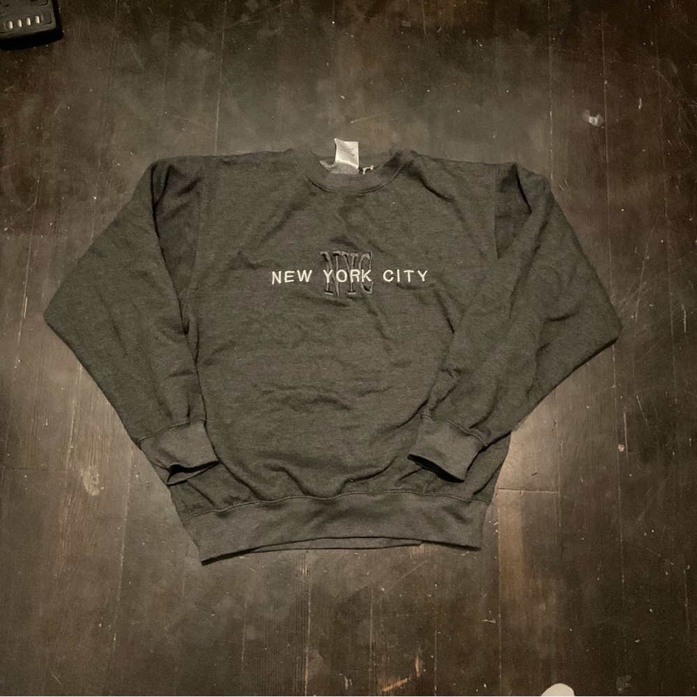 Dark Gray New York Crewneck Sweatshirt